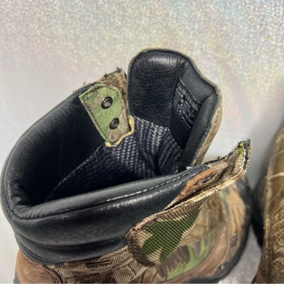 Danner boots camouflage green tree realistic camo hunting fishing outdoors hike - Picture 10 of 15